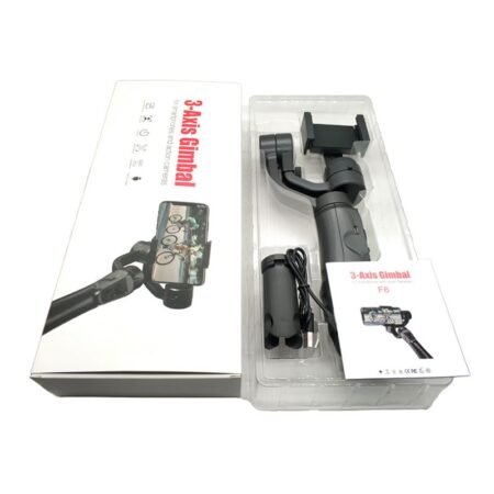 F6 Pro 3-Axis Smartphone Gimbal Stabilizer with Tripod & 12-Hour Battery