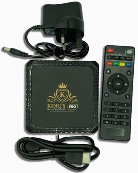 KING’S PRO TV Box – 1 Year Streaming Package HDMI Media Receiver